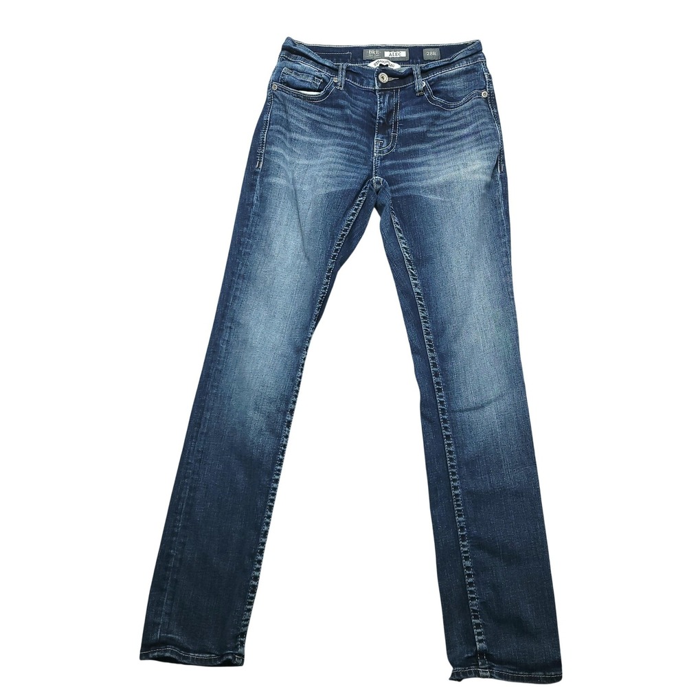 BKE Alec Jeans Mens 29x32 Blue Straight Leg Stretch Denim Medium Wash Pants